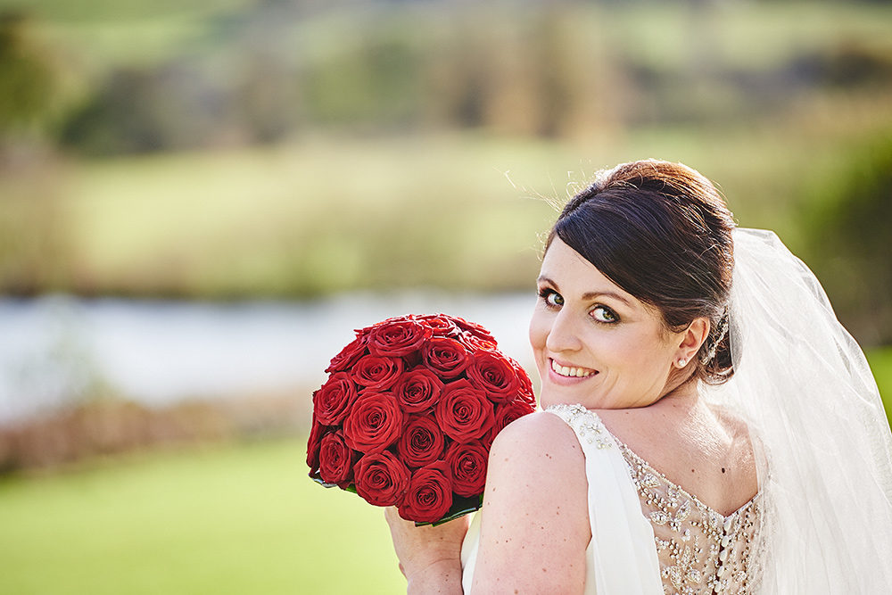The happy bride