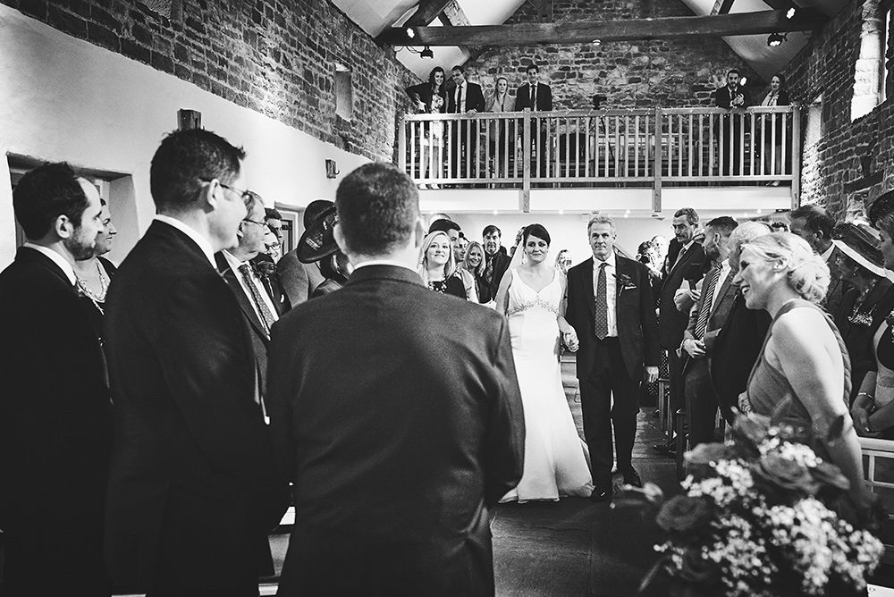 Bride and father - The ceremony