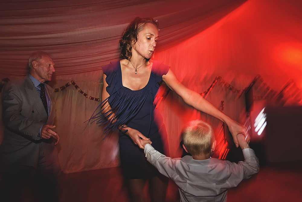 The wedding dancefloor