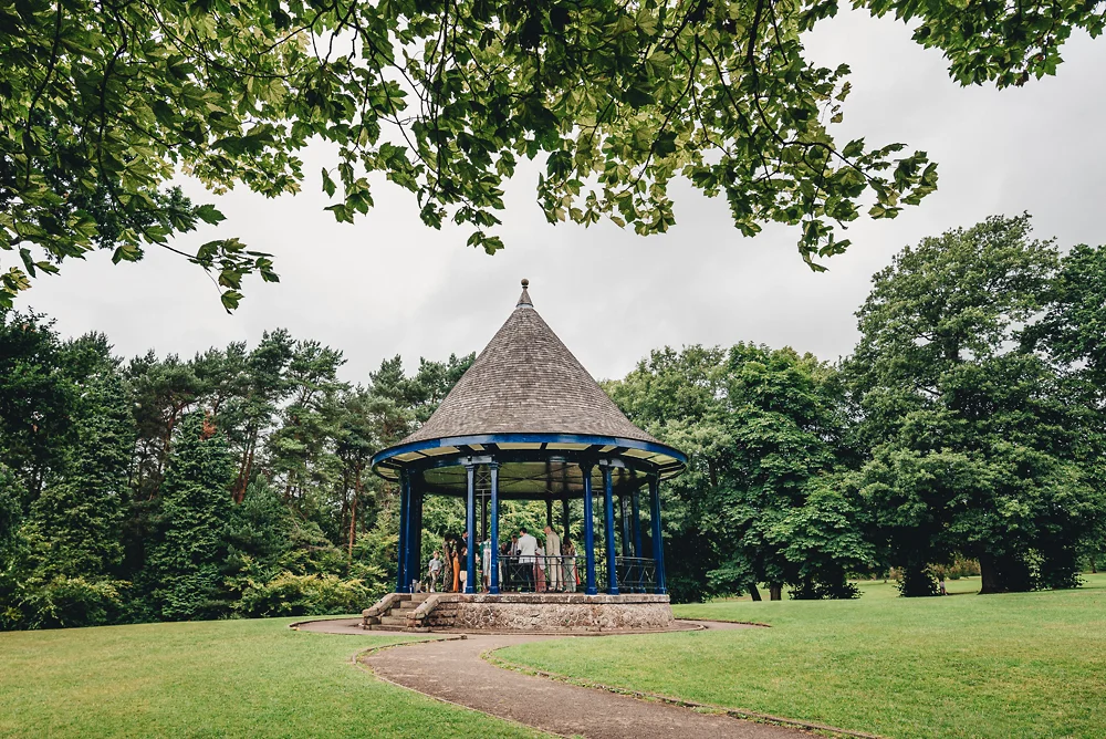 Leek Wedding Photographer - Brough Park Bandstand