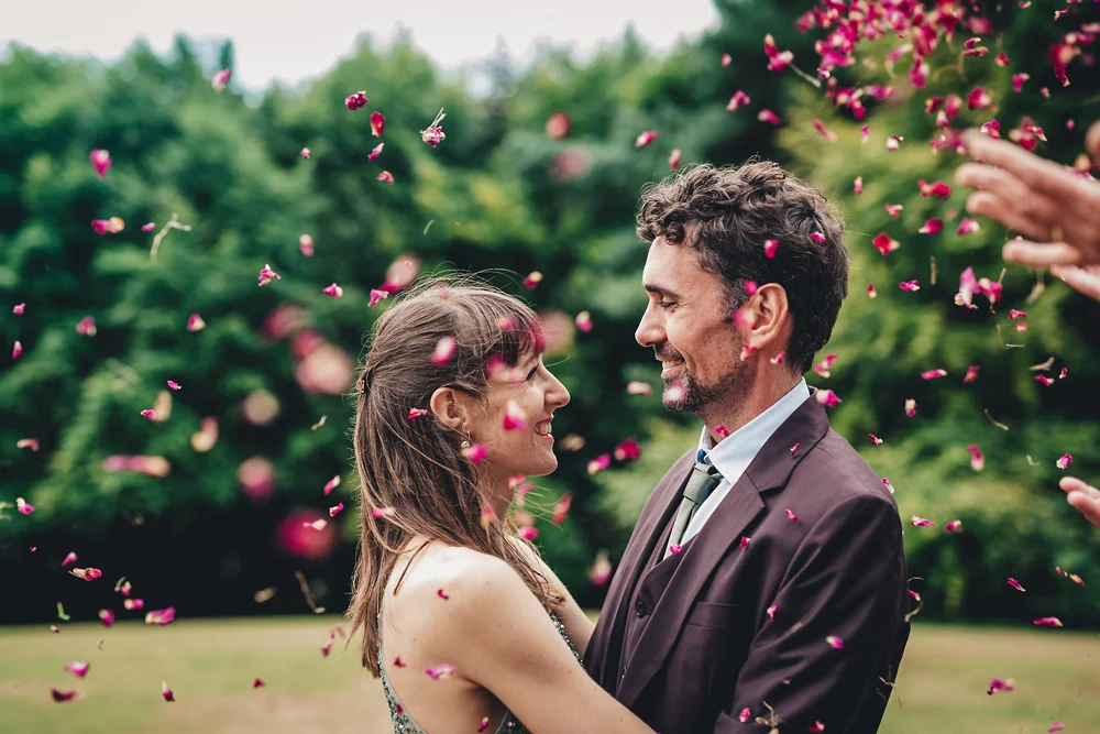 Leek Wedding Photographer - Brough Park Confetti