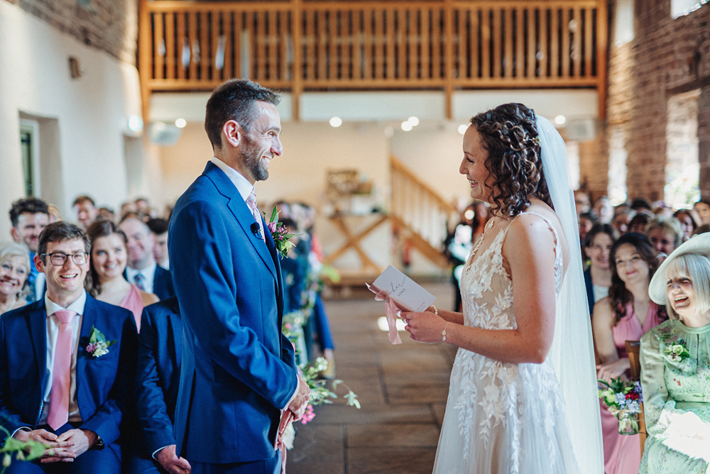 Natural Wedding Photography at The Ashes Barns