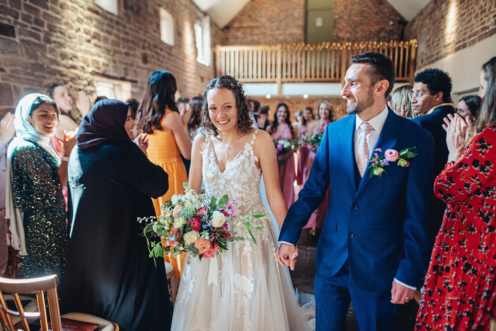 Natural Wedding Photography at The Ashes Barns