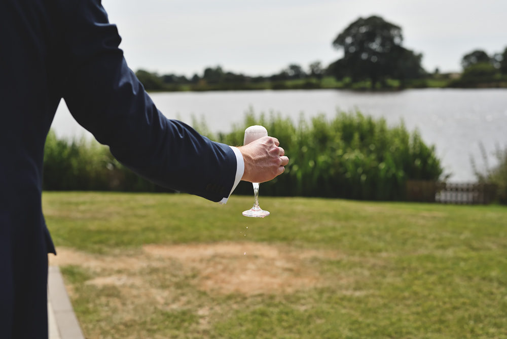 Champagne - Sandhole Oak Barn Wedding
