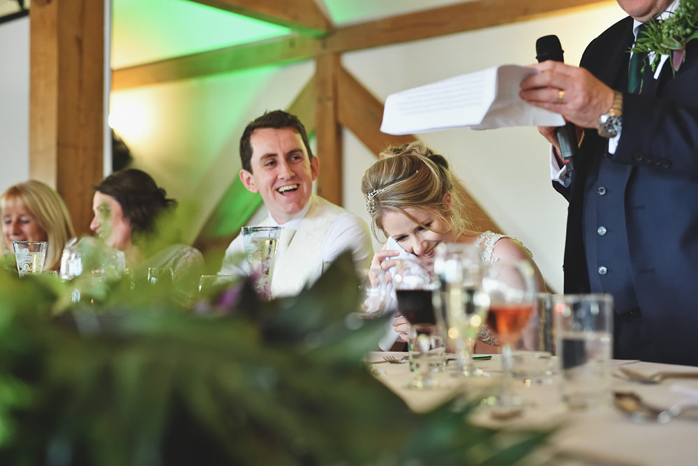 Speeches - Sandhole Oak Barn Wedding