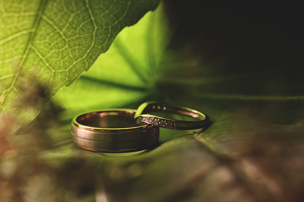 Wedding rings - Sandhole Oak Barn Wedding