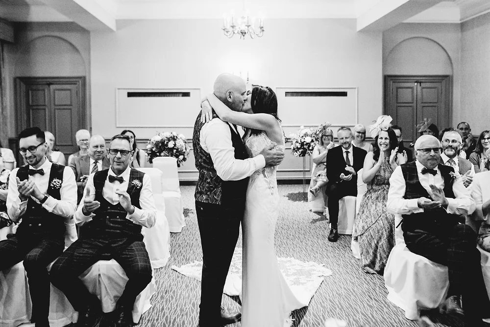 Shrigley Hall Macclesfield Wedding Photographer - Just Married
