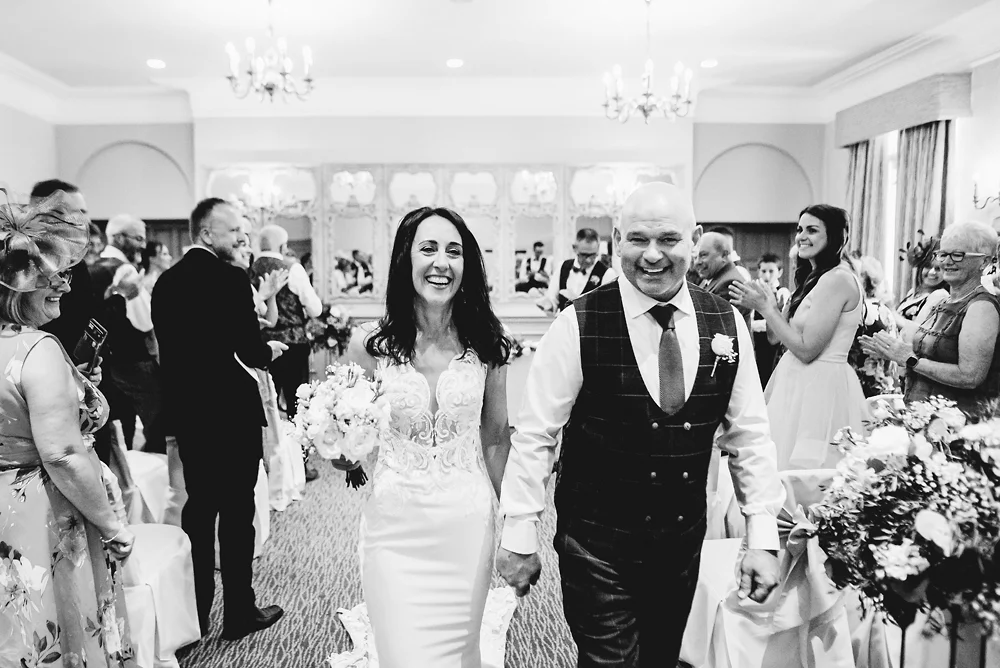 Shrigley Hall Macclesfield Wedding Photographer - Just Married