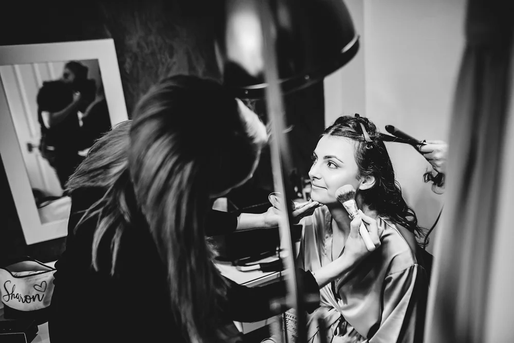 Shrigley Hall Macclesfield Wedding Photographer - Bridesmaid makeup