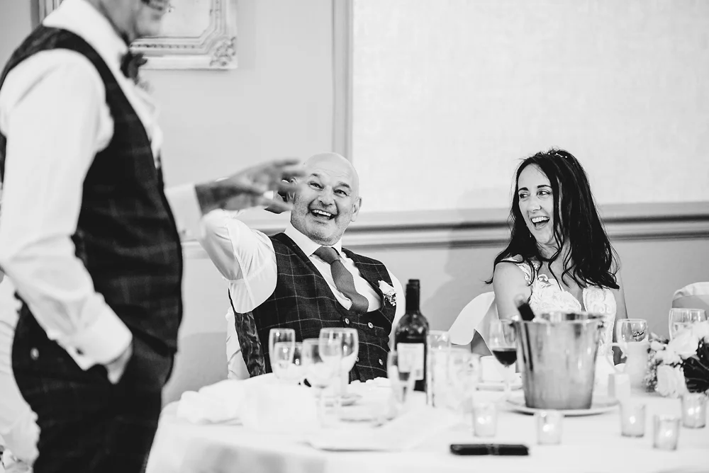 Shrigley Hall Macclesfield Wedding Photographer - Groom speeches