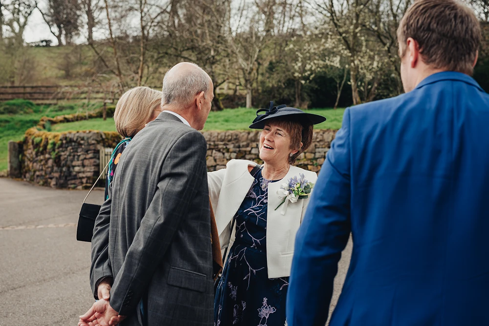 Family arrive at The Ashes Barns in Staffordshire