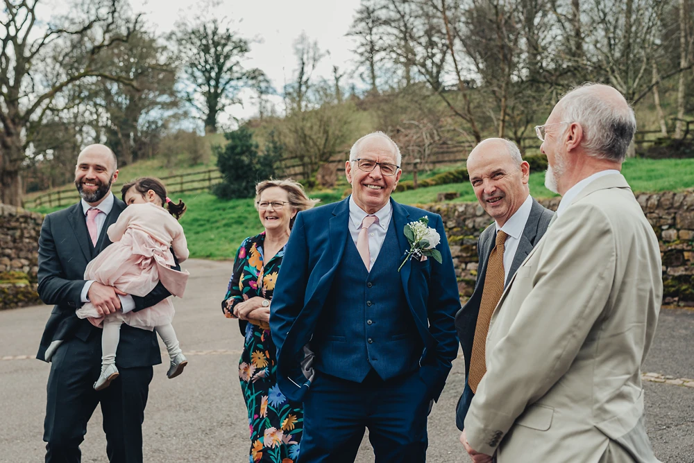 Family arrive at The Ashes Barns in Staffordshire