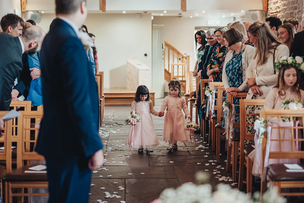 The ceremony at The Ashes Barns Staffordshire