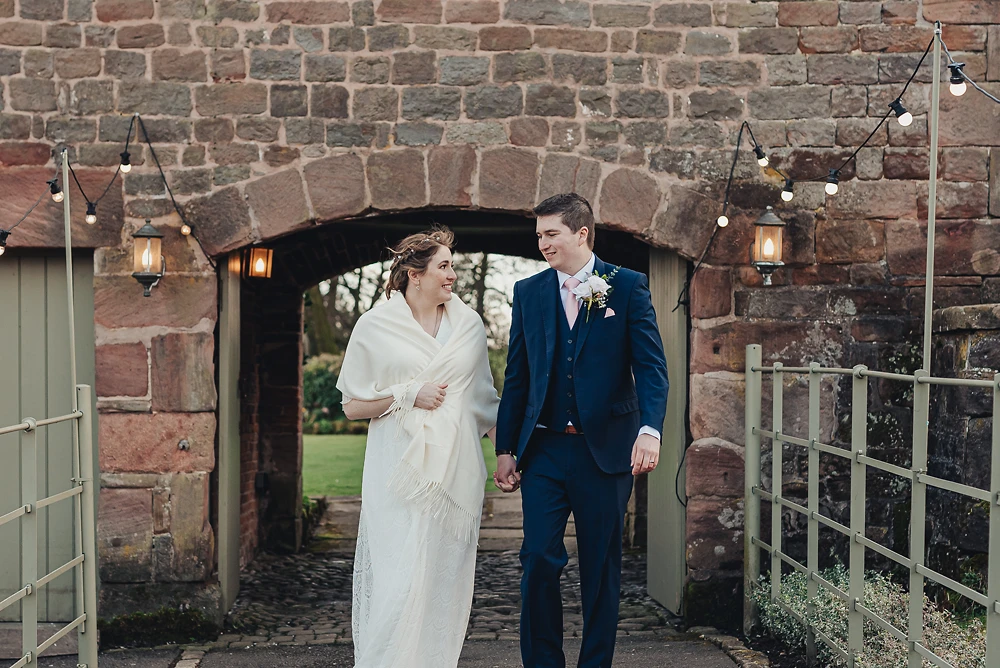 Couple portrait at The Ashes Barns Staffordshire