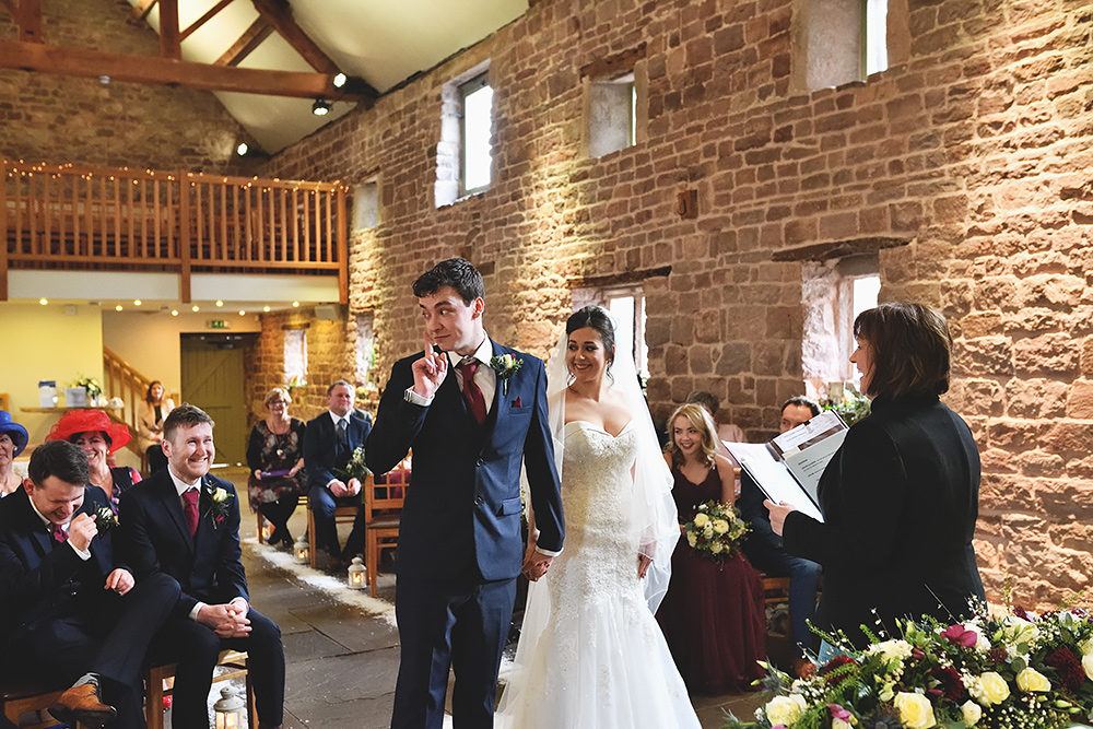 Wedding at The Ashes in Staffordshire